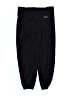Adidas 100% Polyester Solid Black Active Pants Size 9 - 10 - photo 2
