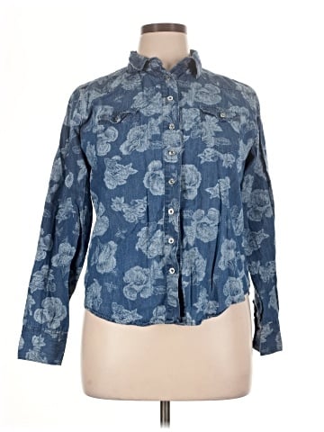 TAXI Long Sleeve Button-Down Shirt (view 1)