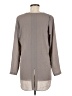 Rose + Olive Gray Long Sleeve Blouse Size M - photo 2