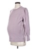 Gap - Maternity Purple Sweatshirt Size Sm Maternity - photo 1