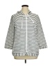T by Talbots Stripes White Jacket Size XL - photo 1
