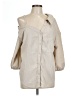 Shein Ivory 3/4 Sleeve Button-Down Shirt Size L - photo 1