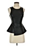 BCBGMAXAZRIA 100% Polyurethane Black Sleeveless Blouse Size XXS - photo 1