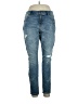 CAbi 100% Cotton Hearts Blue Jeans Size 10 - photo 1