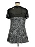 Torrid Animal Print Silver Short Sleeve Top Size 1X Plus (1) - photo 2