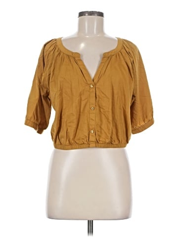 Aerie 3/4 Sleeve Blouse (view 1)
