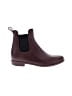 Target 100% Leather Burgundy Rain Boots Size 8 - photo 1