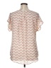 Charming Charlie 100% Polyester Pink Short Sleeve Blouse Size XL - photo 2