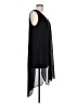 Cupio 100% Polyester Solid Black Casual Dress Size L - photo 4