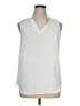 Maurices 100% Polyester Ivory Sleeveless Blouse Size 0X - photo 1