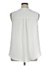 Maurices 100% Polyester Ivory Sleeveless Blouse Size 0X - photo 2
