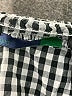 AVA 100% Cotton Checkered-gingham Black Long Sleeve Blouse Size M - photo 7