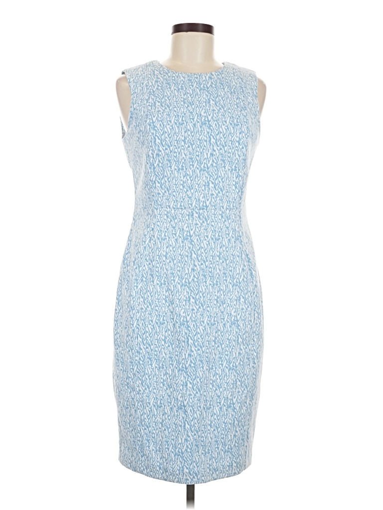 Pre-owned Calvin Klein Cocktail Dress In Blue