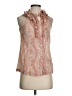 J.Crew Paisley Pink Sleeveless Blouse Size 0 - photo 1