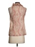 J.Crew Paisley Pink Sleeveless Blouse Size 0 - photo 2