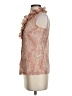 J.Crew Paisley Pink Sleeveless Blouse Size 0 - photo 5