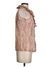 J.Crew Paisley Pink Sleeveless Blouse Size 0 - photo 4