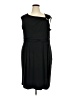 Worthington Solid Black Cocktail Dress Size 24W - photo 1