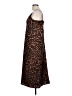 J.Crew Animal Print Brown Casual Dress Size 10 - photo 5