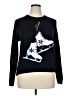 Xhilaration 100% Acrylic Graphic Black Pullover Sweater Size XL - photo 1