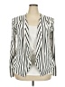 Bisou Bisou Stripes White Blazer Size XXL - photo 1
