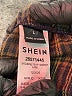 Shein Plaid Gold Shorts Size L - photo 3