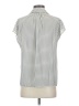 Max Studio 100% Polyester Houndstooth Ivory Short Sleeve Blouse Size XS - photo 2