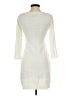 Sequin Hearts 100% Acrylic Ivory Cardigan Size S - photo 2