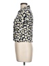 No Boundaries 100% Polyester Floral Yellow Short Sleeve Blouse Size L - photo 5