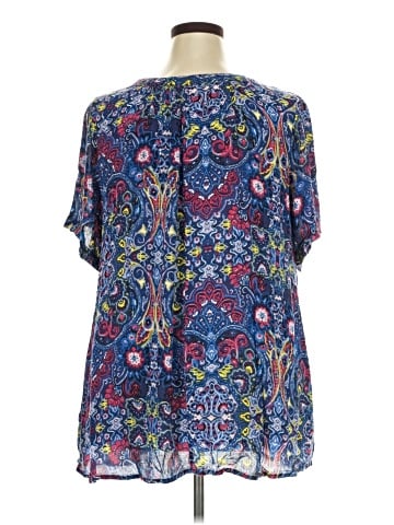 Roaman's Short Sleeve Blouse (view 2)
