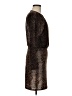 H&M Animal Print Brown Cocktail Dress Size M - photo 4