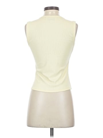 Pink Rose Sleeveless Button-Down Shirt (view 2)