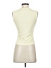 Pink Rose Ivory Sleeveless Button-Down Shirt Size S - photo 2