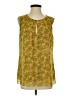 CAbi 100% Polyester Yellow Sleeveless Blouse Size S - photo 1