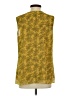 CAbi 100% Polyester Yellow Sleeveless Blouse Size S - photo 2