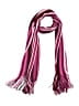 Unbranded Stripes Burgundy Pink Scarf One size - photo 1