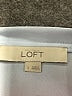 Ann Taylor LOFT 100% Polyester Blue Short Sleeve Blouse Size L - photo 7