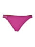 L Space Color Block Pink Swimsuit Bottoms Size L - photo 2