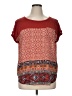 Xhilaration Red Short Sleeve Top Size XL - photo 1