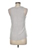J.Crew Silver Sleeveless T-Shirt Size M - photo 2