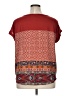 Xhilaration Red Short Sleeve Top Size XL - photo 2