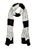 Unbranded 100% Acrylic Burgundy White Scarf One size - photo 1