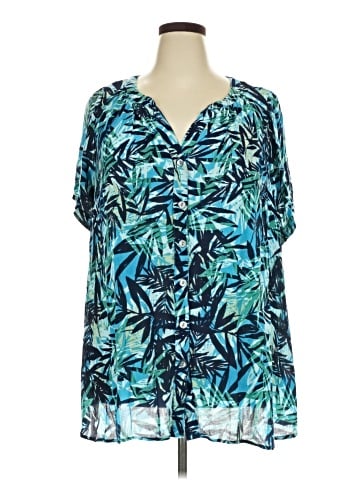 Roaman's Short Sleeve Blouse (view 1)