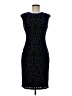 Vince Camuto Graphic Black Cocktail Dress Size 6 - photo 1