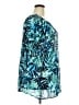 Roaman's 100% Rayon Tropical Blue Short Sleeve Blouse Size 22W - photo 4