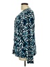 Studio Works Print Teal Pullover Sweater Size L - photo 5
