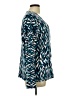Studio Works Print Teal Pullover Sweater Size L - photo 4