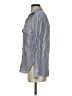 Zara Stripes Gray Long Sleeve Button-Down Shirt Size S - photo 5