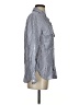 Zara Stripes Gray Long Sleeve Button-Down Shirt Size S - photo 4