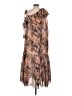 Ulla Johnson Animal Print Brown Casual Dress Size L - photo 2